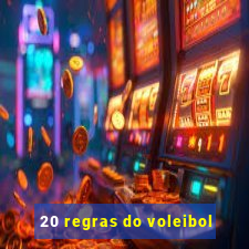 20 regras do voleibol